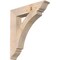 Ekena Millwork Thorton Traditional Smooth Bracket, Douglas Fir, 5 1/2"W x 30"D x 34"H BKT06X30X34THR01SDF - alternate 1